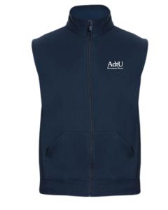 ADTU Crest Sleeveless Zipper Jacket